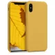 Husa pentru Apple iPhone X / iPhone XS, Silicon, Galben, 42495.143