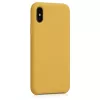 Husa pentru Apple iPhone X / iPhone XS, Silicon, Galben, 42495.143