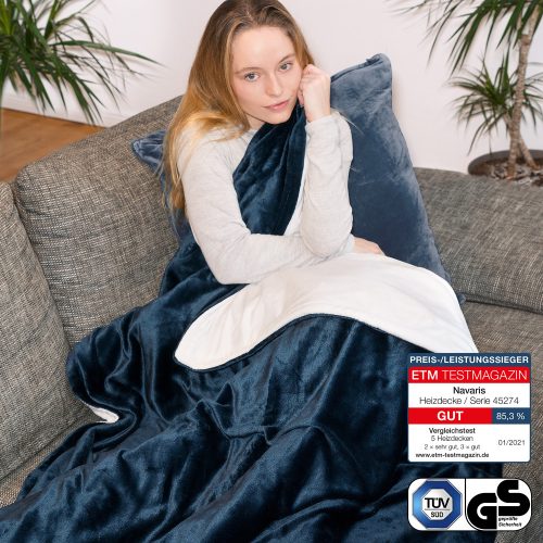 Patura electrica incalzita Navaris 180 x 130 cm, 45274.08.01