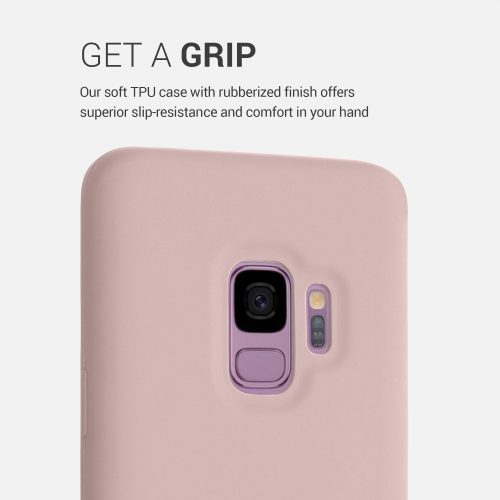 Husa pentru Samsung Galaxy S9, Silicon, Roz, 44182.123