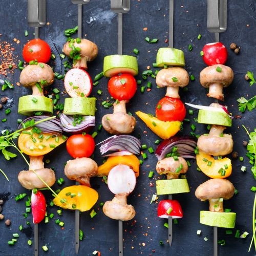 Set de 8 frigarui pentru gratar din otel, 41cm, 49077.01