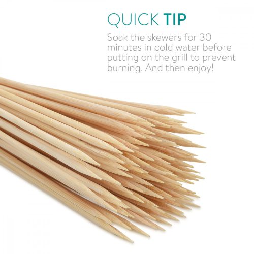 Set 100 Frigarui Navaris din bambus, 300 x 3mm, 49149.02