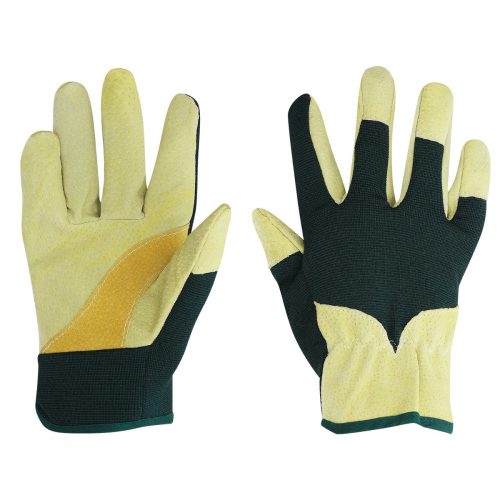 Manusi de gradinarit din piele intoarsa Navaris, Marime L, Tesatura Spandex, 49174.03