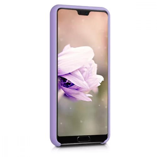 Husa pentru Huawei P20, Silicon, Mov, 45689.108