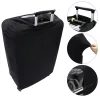 Husa pentru troler marime XL, Kwmobile, Negru/Alb, Lycra, 45230.4.01