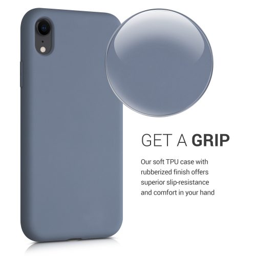 Husa pentru Apple iPhone XR, Silicon, Albastru, 49983.12