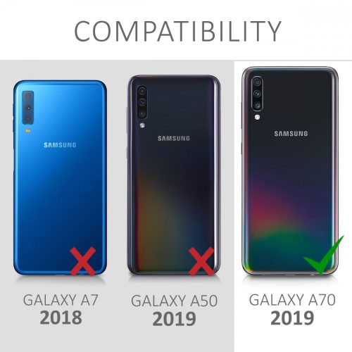 Husa pentru Samsung Galaxy A70, Silicon, Roz, 48427.56