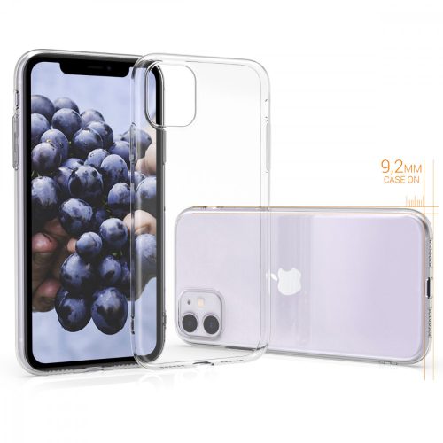 Husa pentru Apple iPhone 11, Silicon, Transparent, 50355.03