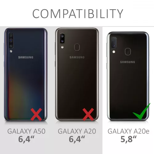Husa pentru Samsung Galaxy A20e, Silicon, Verde, 48738.171