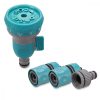 Set 4 conectori pentru furtun Navaris, Duza, Kit robinet, Conector furtun, 51021.01