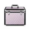 Cutie pentru accesorii ingrijire cai Navaris, Aluminiu, Roz, 50875.01