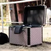 Cutie pentru accesorii ingrijire cai Navaris, Aluminiu, Roz, 50875.01