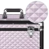 Cutie pentru accesorii ingrijire cai Navaris, Aluminiu, Roz, 50875.01