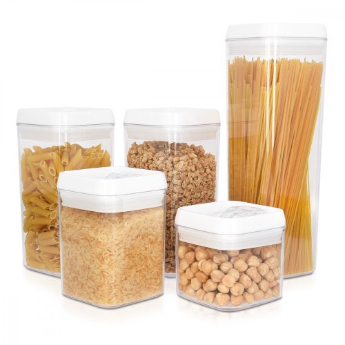 Set 5 Borcane de depozitare, 1700 ml, 1100 ml, 750 ml, 400 ml, 51459.01.05