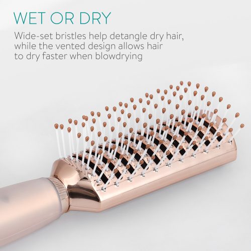 Perie de par perlata Navaris, Roz, 23 x 4.5 cm, 51640.31