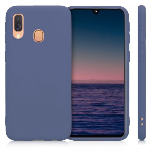 Husa pentru Samsung Galaxy A40, Silicon, Albastru, 48547.168