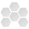 Set 6 panouri hexagonale Navaris pentru mesaje, 15x17,7 cm, cu pini si banda adeziva, 46230.05