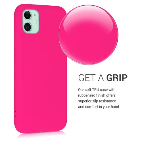 Husa pentru Apple iPhone 11, Silicon, Roz, 50791.77