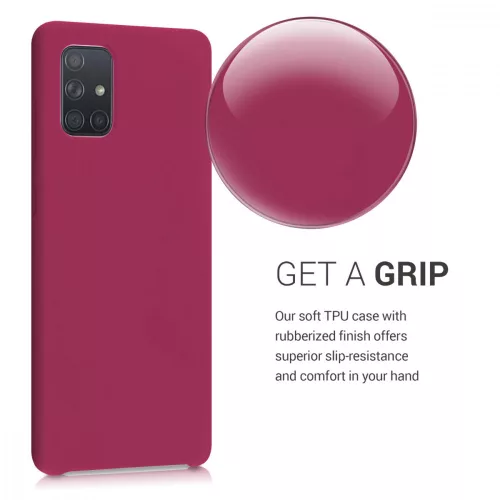 Husa pentru Samsung Galaxy A71, Silicon, Violet, 51209.175