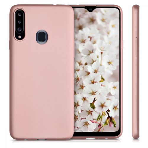 Husa pentru Samsung Galaxy A20s, Silicon, Roz, 52930.31