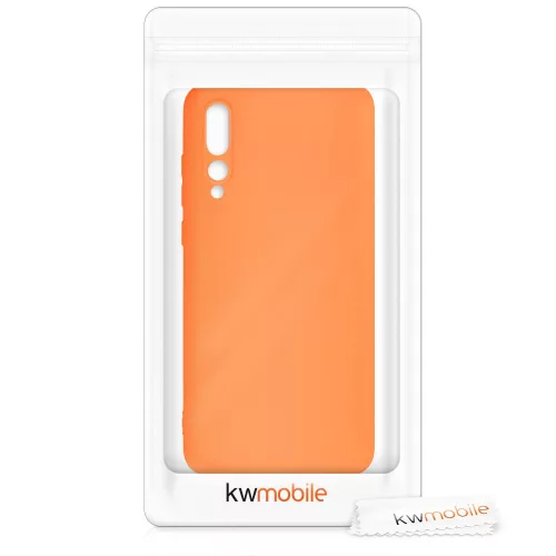 Husa pentru Huawei P20 Pro, Silicon, Portocaliu, 44223.150