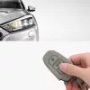 Husa Cheie Auto pentru Peugeot / Citroen - 3 Butoane - Keyless Go, Piele nabuc, Gri, 53762.01