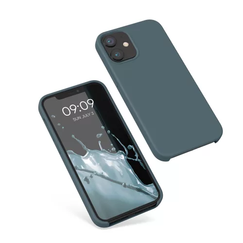 Husa pentru Apple iPhone 12 Mini, Silicon, Albastru, 52640.202