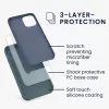 Husa pentru Apple iPhone 12 Mini, Silicon, Albastru, 52640.202