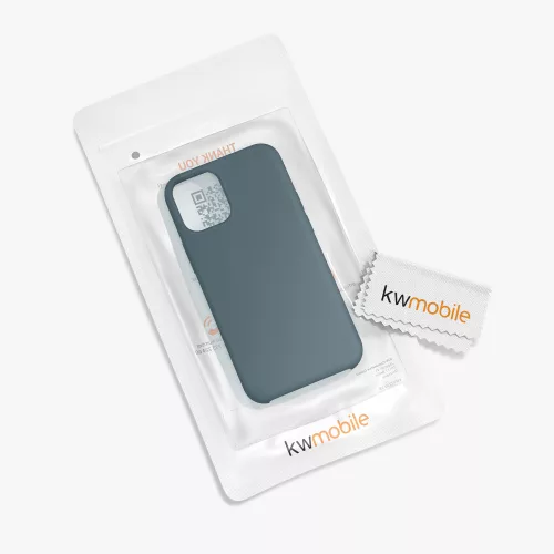 Husa pentru Apple iPhone 12 Mini, Silicon, Albastru, 52640.202