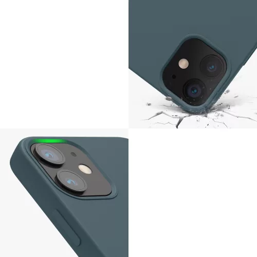 Husa pentru Apple iPhone 12 Mini, Silicon, Albastru, 52640.202
