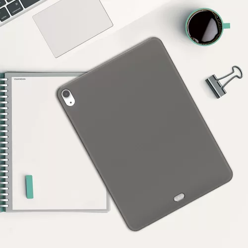 Husa pentru Apple iPad Air 4 (2020), Silicon, Negru, 53417.01