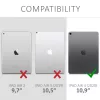Husa pentru Apple iPad Air 4 (2020), Silicon, Negru, 53417.01