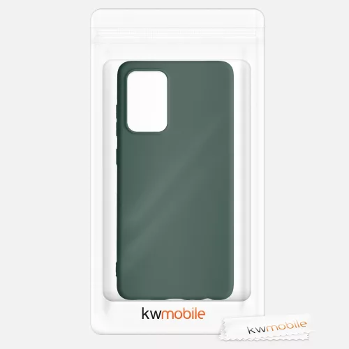 Husa pentru Samsung Galaxy A72, Silicon, Verde, 54358.169