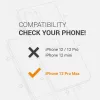 Husa pentru Apple iPhone 12 Pro Max, Silicon, Transparent, 54410.03