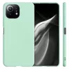 Husa pentru Xiaomi Mi 11 Lite 5G, Silicon, Verde, 54726.50
