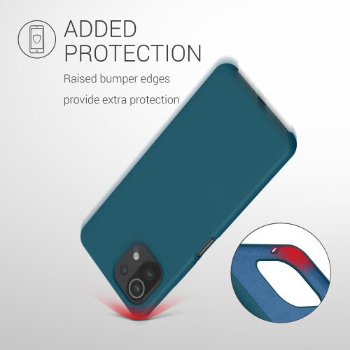 Husa pentru Xiaomi Mi 11 Lite 5G, Silicon, Verde, 54730.57