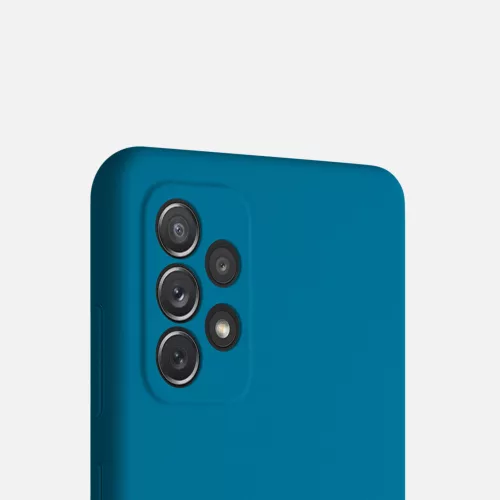Husa pentru Samsung Galaxy A72, Silicon, Albastru, 54359.224