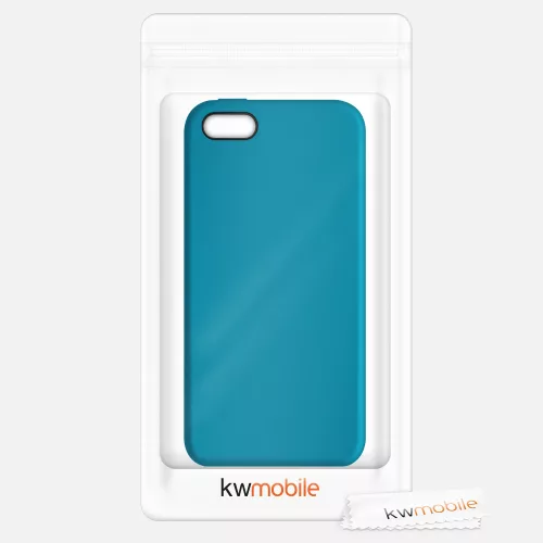 Husa pentru iPhone 5 / iPhone 5s / iPhone SE, Silicon, Albastru, 42766.224