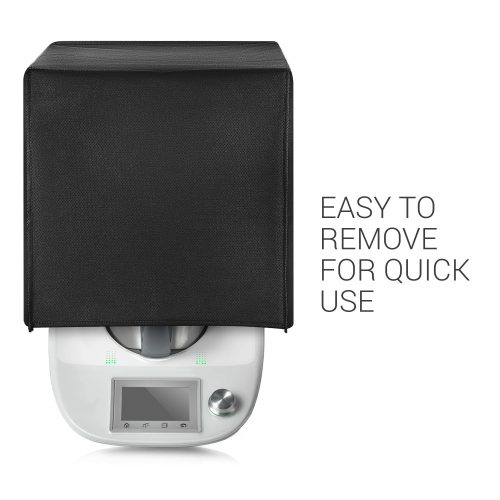 Husa de protectie pentru Thermomix TM6/TM5, Kwmobile, Negru, Plastic, 53910.01