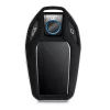 Husa Cheie Auto pentru BMW - Display, kwmobile, Plastic, Negru / Rosu, 49672.02