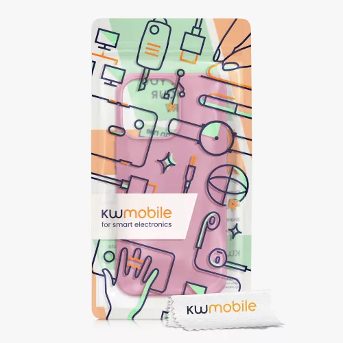Husa pentru iPhone 13 Pro, Silicon, Roz, 55962.212
