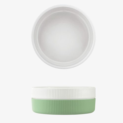 Set 2 Boluri pentru pisici si caini Navaris, Anti-aluneacare, Verde, 53411.07