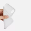 Husa pentru Apple iPhone X / iPhone XS, Silicon, Alb, 42492.02, kwmobile