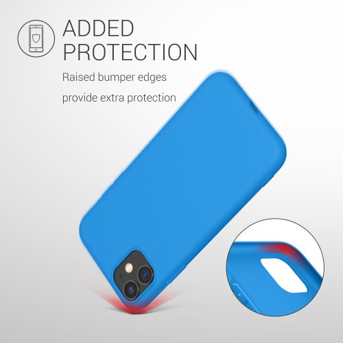 Husa pentru Apple iPhone 11, Silicon, Albastru, 49787.157, kwmobile