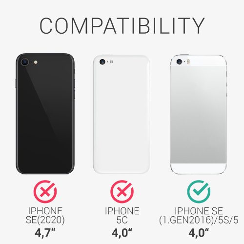 Husa pentru Apple iPhone 5s / iPhone SE, Silicon, Verde, 42766.202, kwmobile