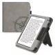 Husa pentru Tolino Vision 6, Piele ecologica, Gri, kwmobile, 56600.03