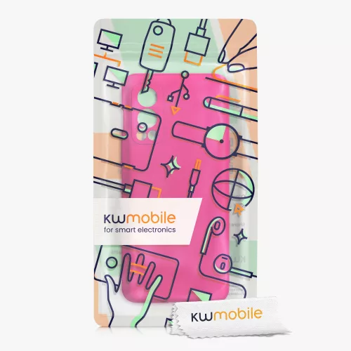Husa pentru OnePlus Nord 2 5G, Silicon, Roz, 56070.77, kwmobile