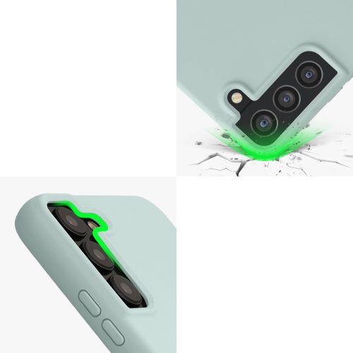 Husa pentru Samsung Galaxy S22 Plus, Silicon, Verde, 56761.200, kwmobile