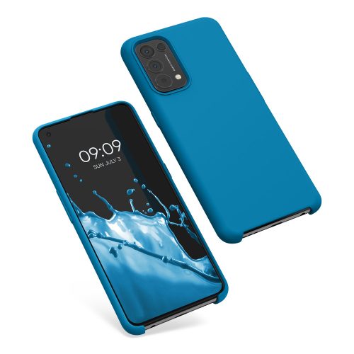 Husa pentru OPPO Find X3 Lite, Silicon, Albastru, 55201.224, kwmobile