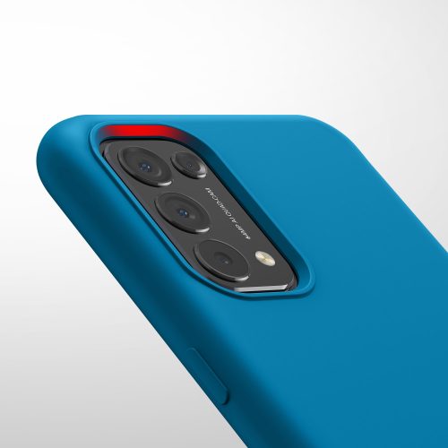 Husa pentru OPPO Find X3 Lite, Silicon, Albastru, 55201.224, kwmobile